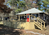 Birch Cottage lakeside view