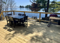 Birch Cottage large new deck 2025