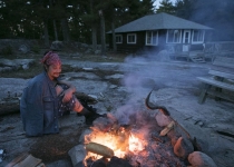 Voyageur Park Lodge - Evening Campfire